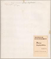 cca 1944 Brukner Zoltán: Fények a háborúból, ejtőernyős világító bombák, feliratozott vintage fotómű...