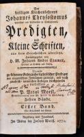 Johannes Chrysostomos (Aranyszájú Szent János): Predigten und kleine Schriften I. kötet. Aus dem Gri...