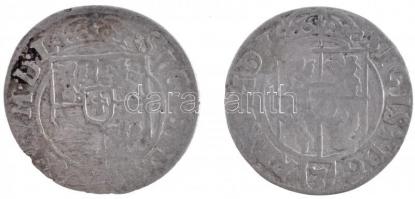 Lengyel Királyság 1622. Poltorak Ag "III. Zsigmond" (2x) (0,8g/0,73g) T:2- Poland 1622. Poltorak Ag "Sigismund III" (2x) (0,8g/0,73g) C:VF Kopicki 860.