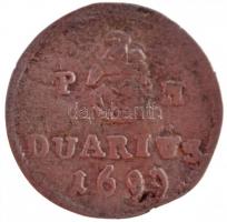 1699K-B Duarius "I. Lipót" (0,62g) T:2-
Huszár: 1502., Unger II.: 1104.b