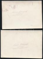 cca 1920-1930 BSE női tornászainak fotói, 8 db, három pecséttel jelzett, Bp., Schäffer Gy. Fotószalo...