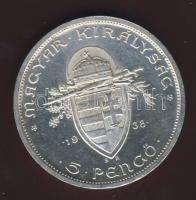 1938. 5P Ag "Szt.István" T:1