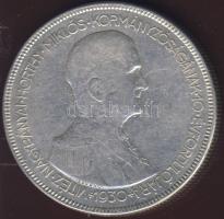 1930. 5P Ag "Horthy jobbra" T:3