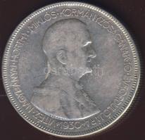 1930. 5P Ag "Horthy jobbra" T:3