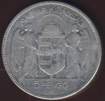 1930. 5P Ag "Horthy jobbra" T:3