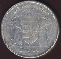1930. 5P Ag "Horthy jobbra" T:3