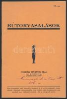 cca 1920 Tobiás Márton Fiai bútorvasalások katalógus és árjegyzék, 24 p.
