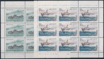 Air Force and Navy set + mini sheet set Légierő és Haditengerészet sor + kisívsor