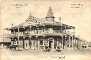 Harrismith, Imperial Hotel; L. A. Bernard owner and C. Phillips manager (EK)