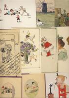 Gyerekek, 13db jobb háború előtti lap, közte több humiris