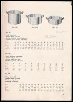 1949 Alumínium Iparközpont, árjegyzék és katalógus, 56 p