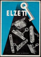 cca 1930 Elzett Vasárugyár reklám prospektusa, 30x22 cm