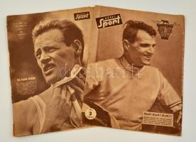 1960, 1964 A Képes Sport VII. évfolyam 37. száma és XI. évfolyam 43,. száma, olimpiai hírekkel