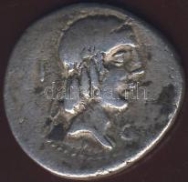 Római Köztársaság L.Piso L.F.N. Frugi 90. Denár Ag T:3