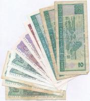 Kína 1980. 2J (5x) + 1980. 5J (2x) + 1990. 1Y + 1990. 2Y (3x) T:II-III
China 1980. 2 Jiao (5x) + 19...