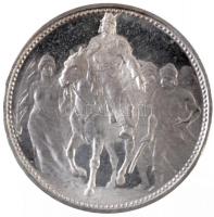 1896KB 1K Ag "Millenium" jelöletlen Artex-veret (5,11g) T:P / Hungary 1896KB 1 Korona Ag &...