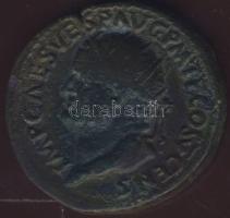 Római Császárság Vespasianus 69-79. Dupondis T:2/3