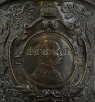 1889 ezüst ( Ag.) emlék kupa " A Budapesti Polgári Lővészegyesület 200 éves fennállása emlékéül...