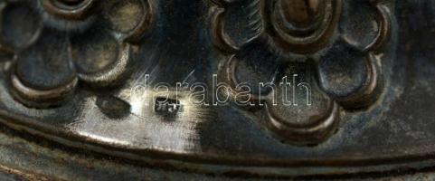 1889 ezüst ( Ag.) emlék kupa " A Budapesti Polgári Lővészegyesület 200 éves fennállása emlékéül...