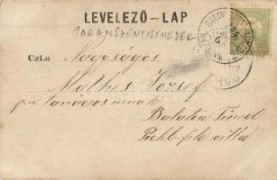 1901 Garamszentbenedek, Hronsky Benadik; vasútállomás / railway station, photo