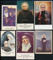 Maximilian Kolbe atyát és Edith Steint ábrázoló szentképek, 6 db