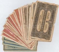 1920. 1K-20K (30x) korona bankjegy tétel T:III-IV közte néhány jobb darab