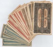 1920. 1K-20K (33x) korona bankjegy tétel T:III-IV közte néhány jobb darab