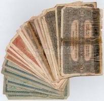 1920. 1K-20K (33x) korona bankjegy tétel T:III-IV közte néhány jobb darab