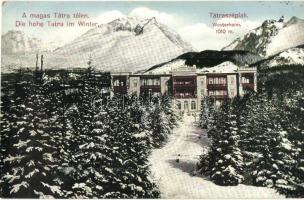 Tátraszéplak, Tatranska Polianka; Magas Tátra télen, szálló / winter, hotel (EK)