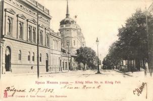 Belgrade - 4 pre-1945 town-view postcards
