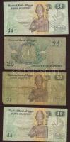 Egyiptom 1980-89. 25p, 50p (4x), 1Ł (2x) T:II,III,IV