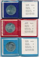 1983. 100Ft alpakka "Simon Bolivár" + 1983. 100Ft alpakka "Czóbel Béla" + 100Ft ...