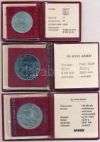 1982. 100Ft Cu-Ni "Labdarúgó Világbajnokság 1982" eredeti MNB tokban tanúsítvánnyal + 	
1...