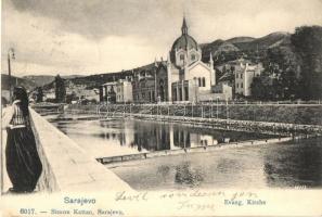 Sarajevo - 2 pre-1945 town-view postcards