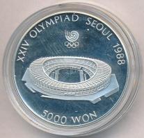 Dél-Korea 1987. 5000W Ag "1988 Olimpia - Stadion" T:PP ujjlenyomat
South Korea 1987. 5000...