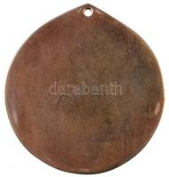 ~1990. "Repülés Baráti Kör - Budapest - Hungary" Br díjérem, lyukasztással a tetején (57mm...