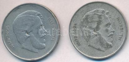 1947. 5Ft Ag "Kossuth" (2x) T:2-,3