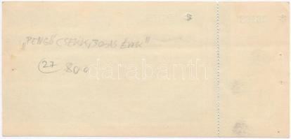 Budapest 1926-1945. "Magyar Országos Központi Takarékpénztár - Baross téri Fiókpénztár" ki...