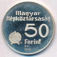1974. 50Ft Ag "Magyar Nemzeti Bank" T:1-,2(PP) 
Adamo EM44