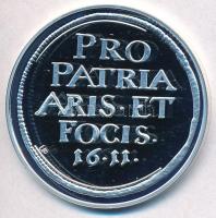 DN "Magyar tallérok utánveretben - Báthory Gábor tallérja 1611" Ag emlékérem (20,09g/0.999...
