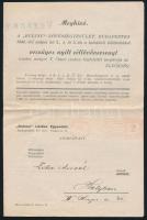 1939-1940 Bp., Meghívó a Budahegyvidéki Polgári Lövész Egyesület és a Bulcsu Lövészegyesület versenyére, 2 db