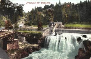 Gmunden, Traunfall / waterfall, bridge