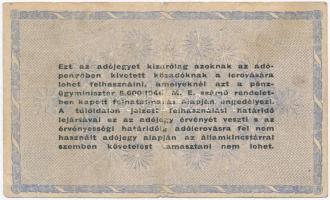 1946. 10.000.000AP vízjeles papír, fordított címer T:III- ly