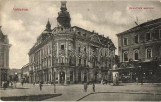 Kolozsvár, Cluj; New York szálloda, Schuster Emil üzlete / hotel, shops