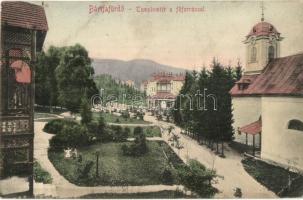 Bártfafürdő, Bardiovska Kupele; Templom tér, Fő forrás / church square, main spring (fa)