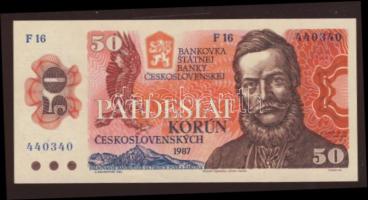 Csehszlovákia 1987. 50K T:I