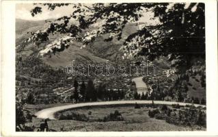 3 db RÉGI képeslap Kárpátaljáról, tutajozás a Talabor völgyében, Rahó látképe, Pop Iván hegység / 3 ...