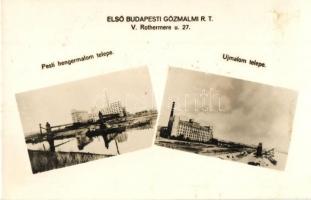 Budapest - 10 db RÉGI városképes lap / 10 pre-1945 town-view postcards
