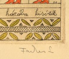 Farkas Lídia (1910-1985) - Pohárnok Zoltán (1905-1976): A francia királyt... (János vitéz illusztrác...