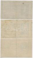 1918. 25K "3013" és "3135" közötti sorozatszámokkal, mind hullámos hátlappal, kö...